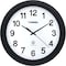 Lorell 12" Round Analog Wall Clock, Radio-Controlled LLR60997 - alternate 1